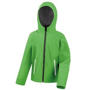 Result Core Childrens/Kids TX Performance Soft Shell Jacket / Vivid Green/Black